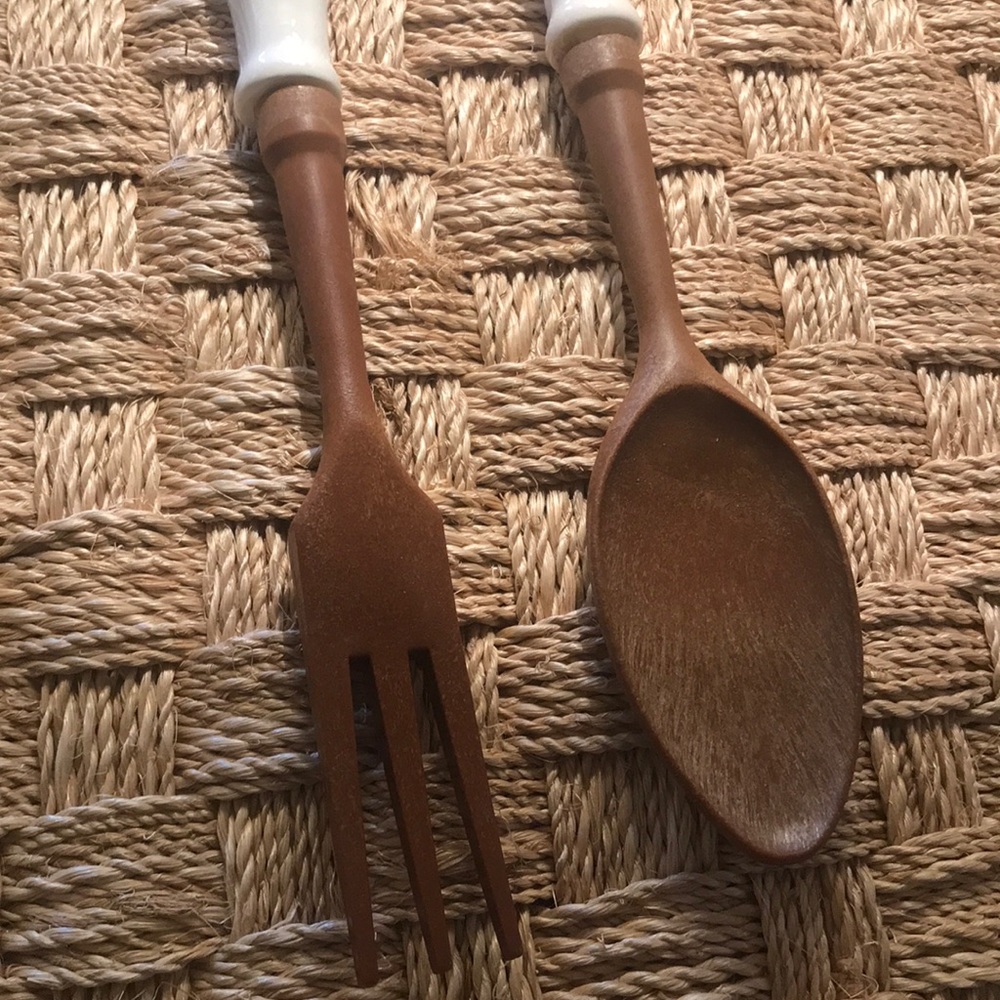 Vintage chef Mickey spoon and fork set, - Picture 3 of 6
